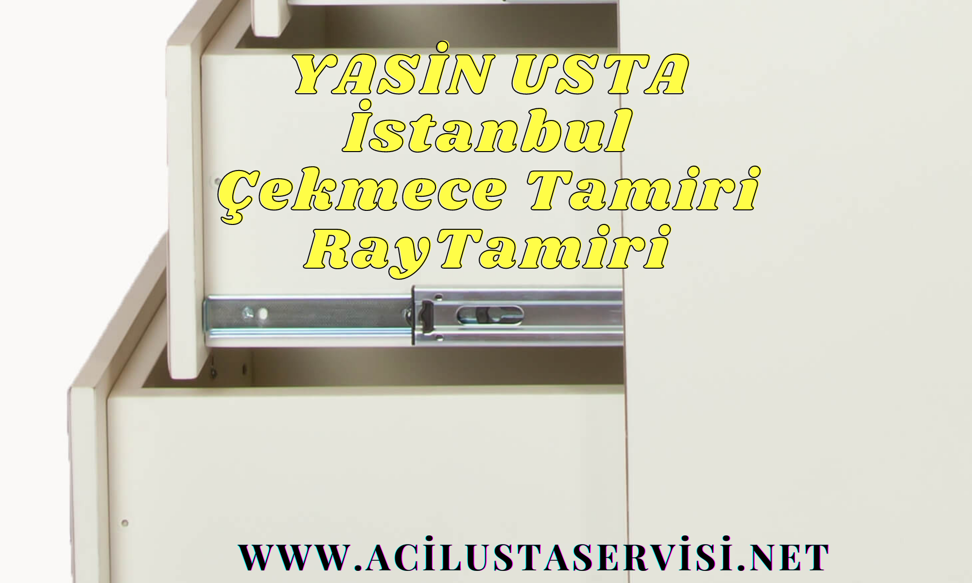 çekmece rayı tamiri